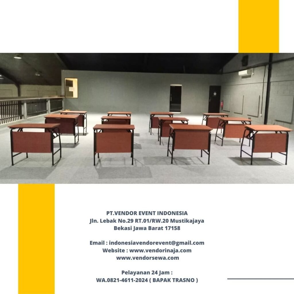 Sewa Meja Test Single Cokelat Event Area SCBD