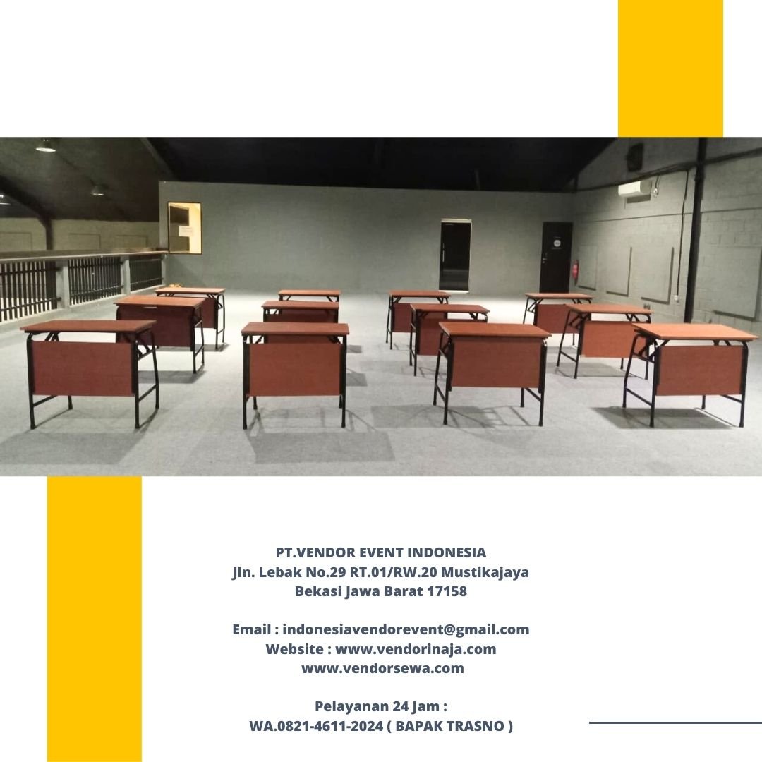 Sewa Meja Test Single Cokelat Event Area SCBD