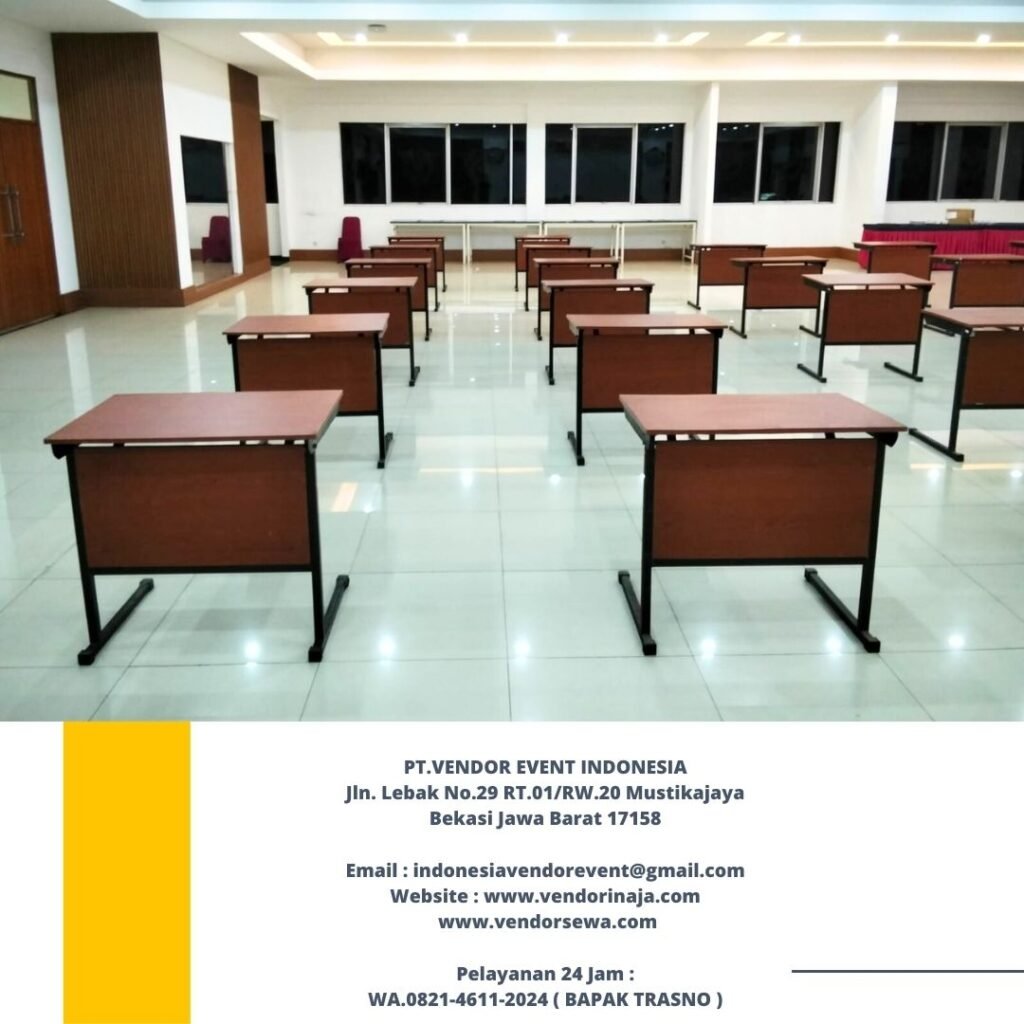 Sewa Meja Test Single Cokelat Event Area SCBD