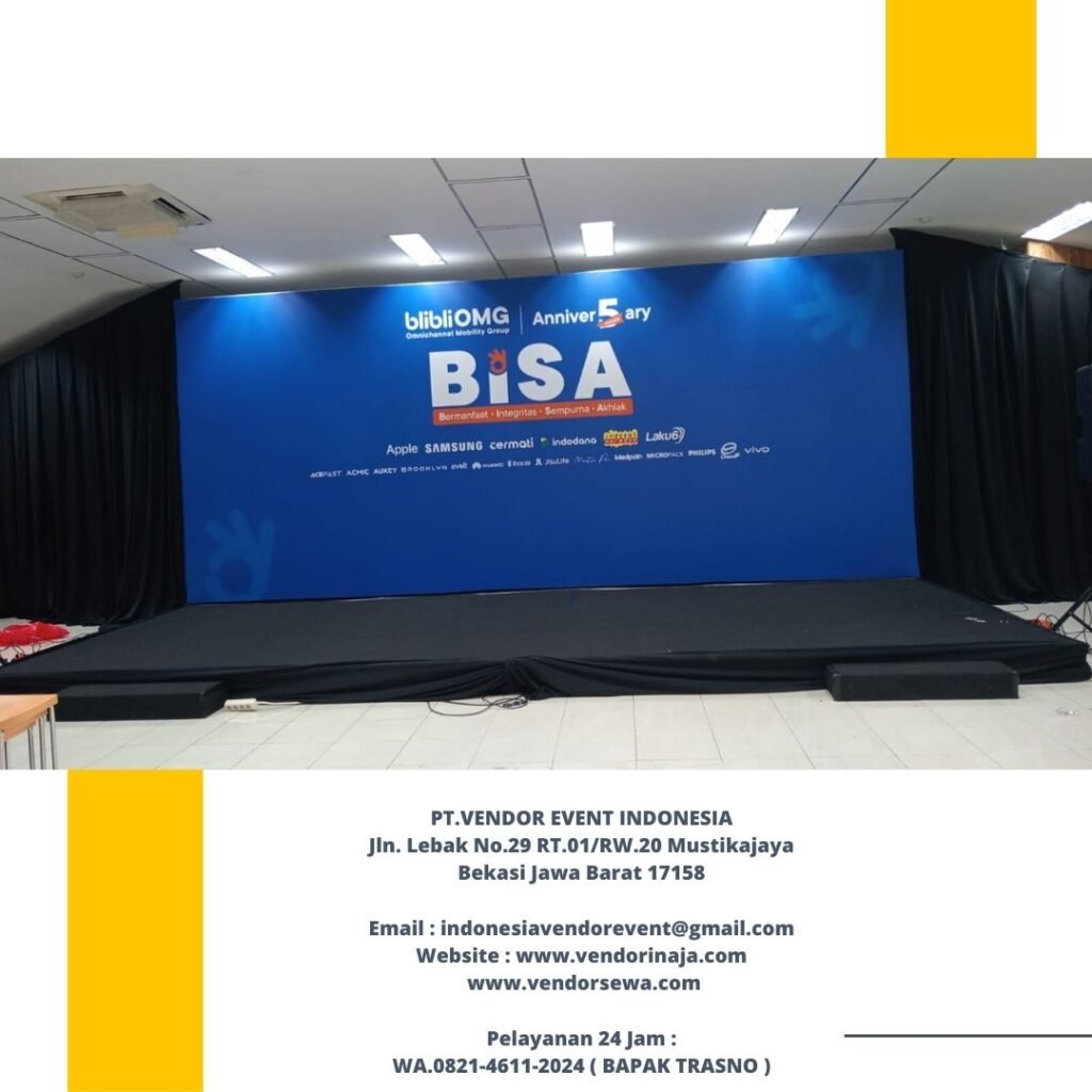Sewa Panggung,Backdrop Dan Sofa Jakarta