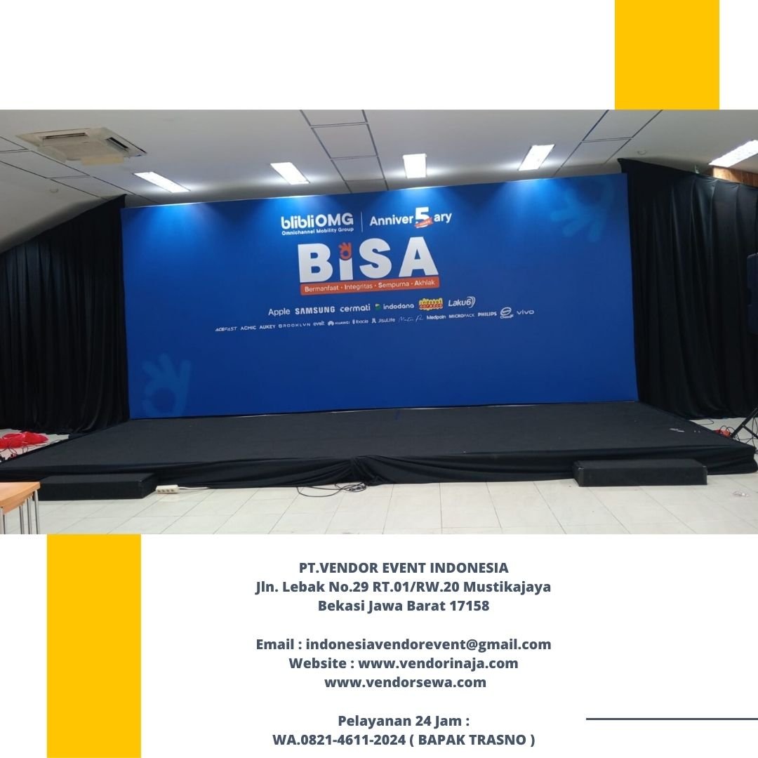 Sewa Panggung,Backdrop Dan Sofa Jakarta