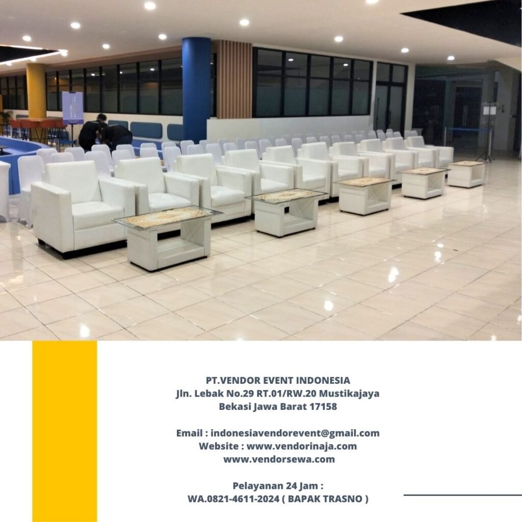 Sewa Sofa Warna Putih Type Double Dan single Area Depok