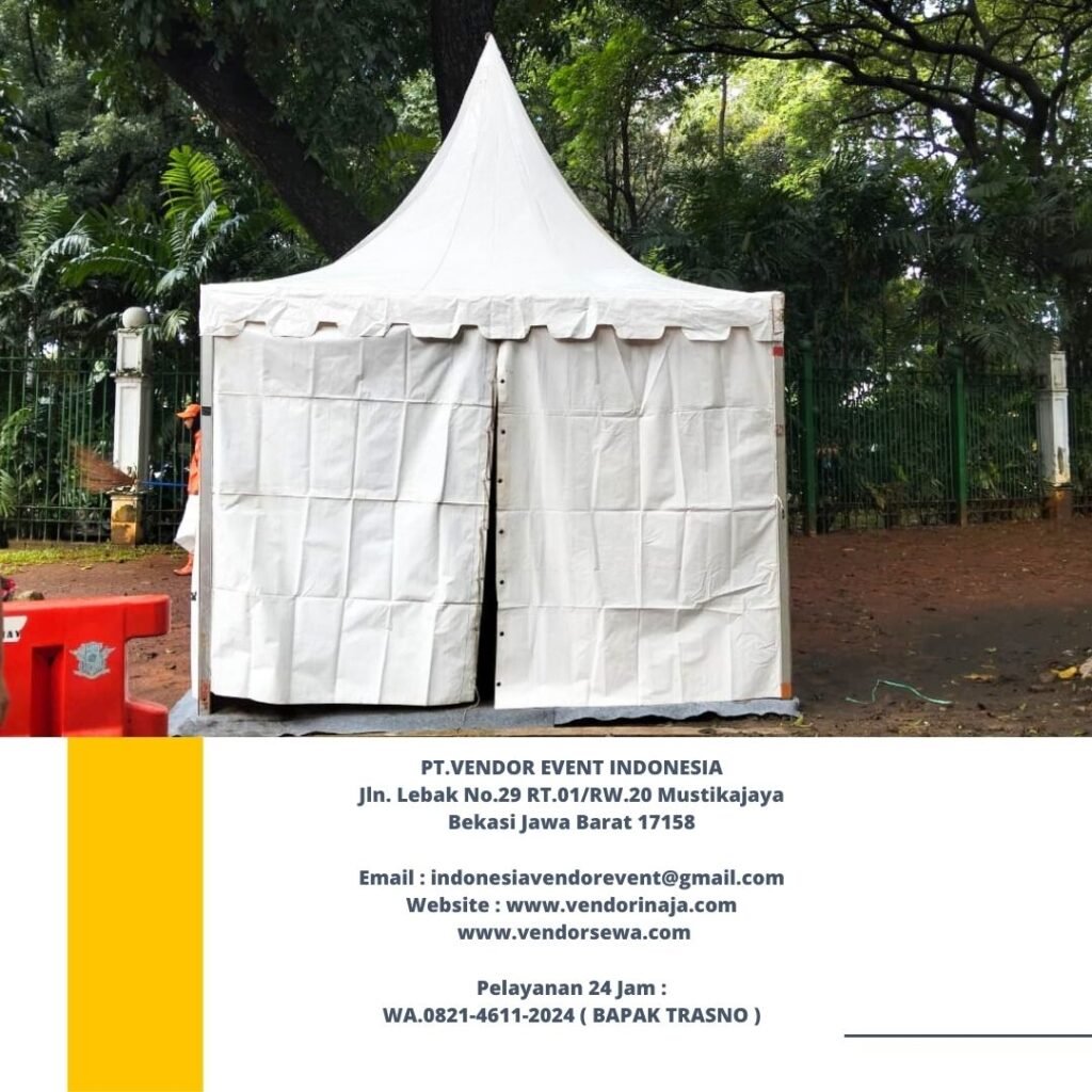 Sewa Tenda Kerucut Putih Kualitas Terbaik Di Bekasi