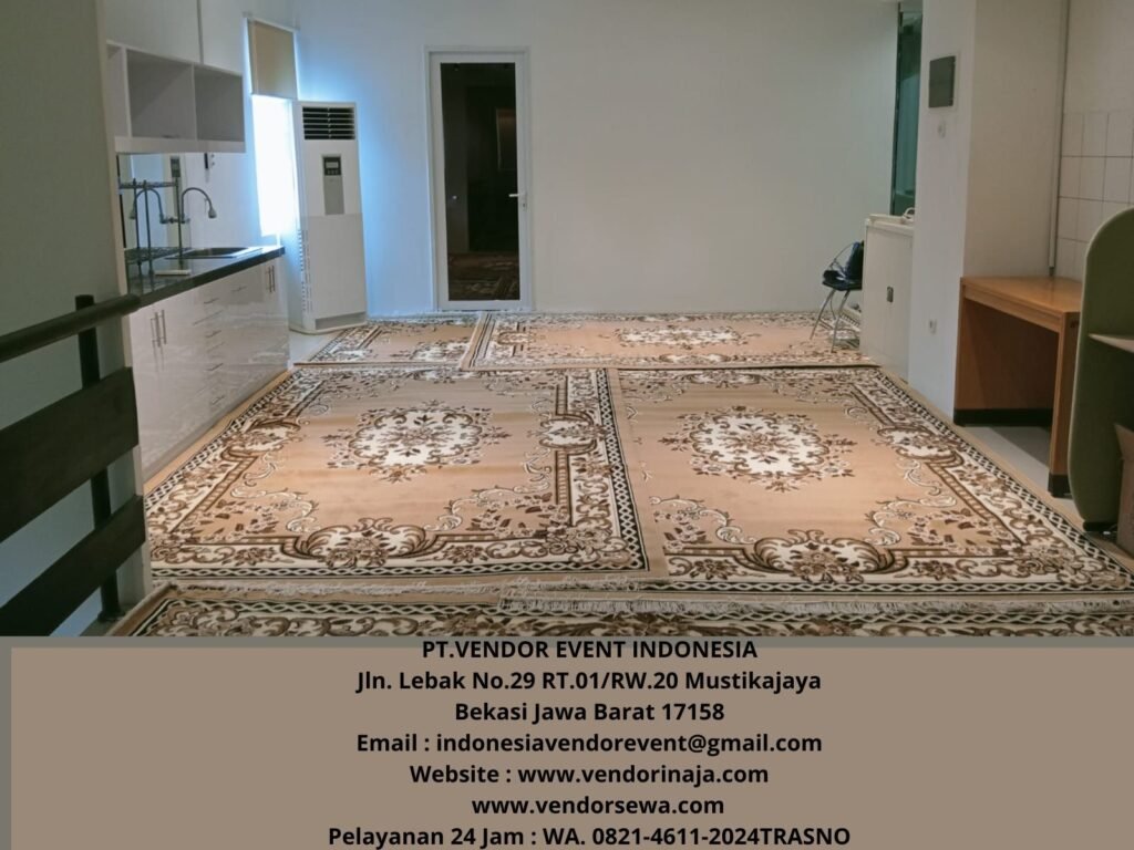 Sewa Karpet Permadani Cokelat,Merah,Hijau Area Jakarta