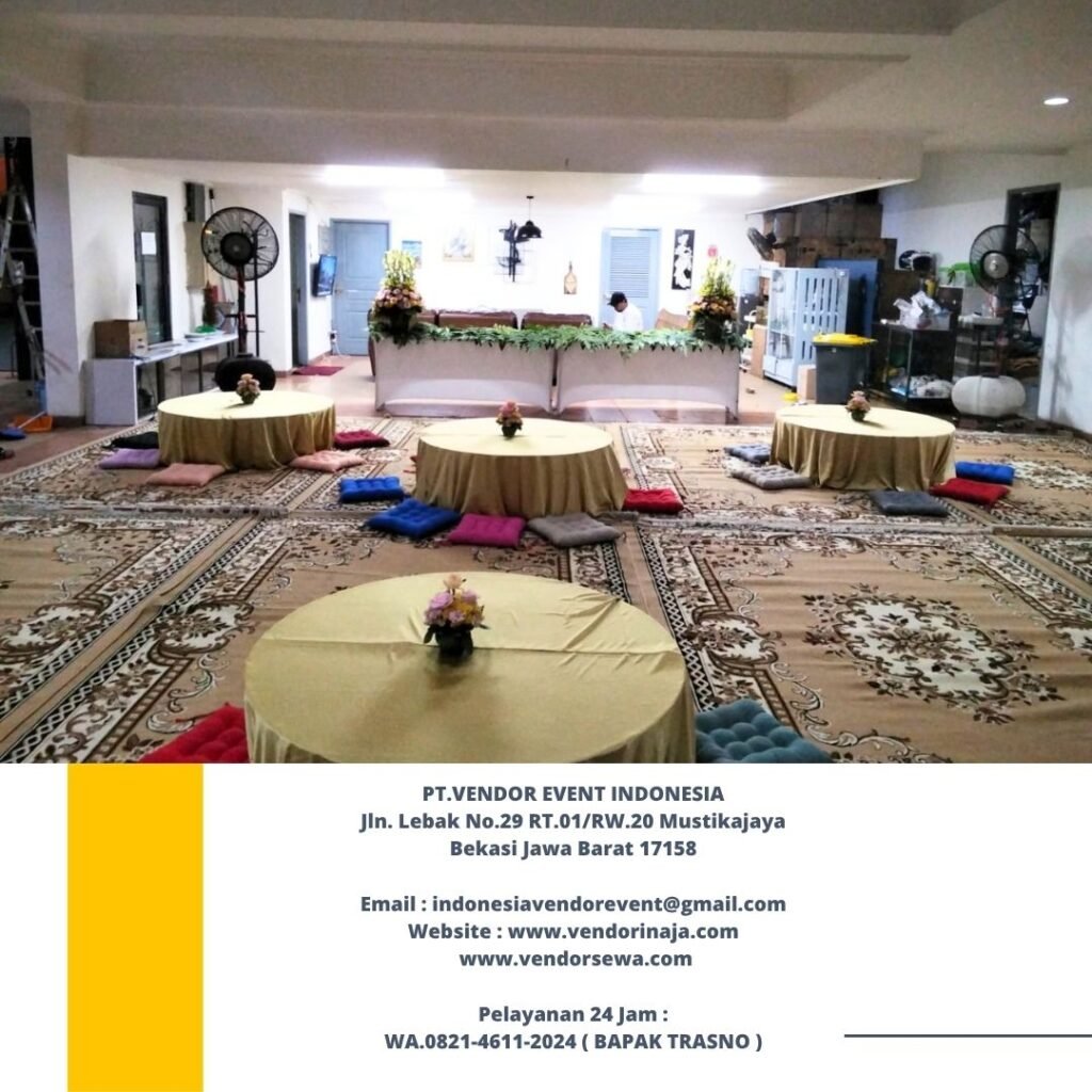 Melayani Sewa Meja Bundar Lesehan Dan Bantal Lesehan Jakarta