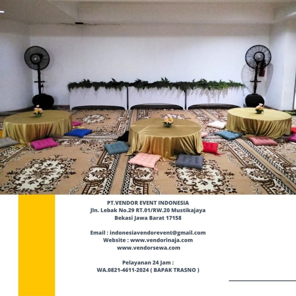 Melayani Sewa Meja Bundar Lesehan Dan Bantal Lesehan Jakarta
