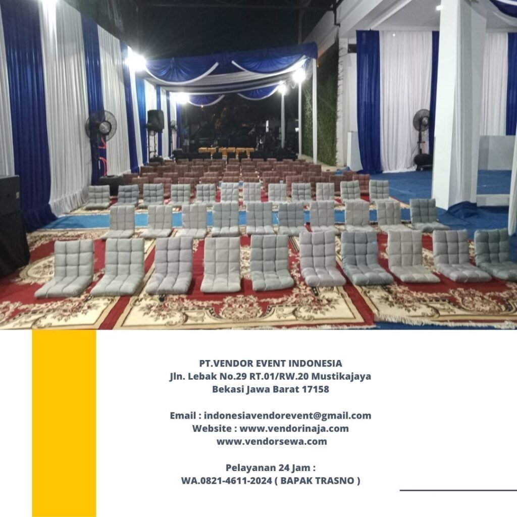Rental Tenda Serut,Sofa Lesehan,Karpet Permadani Tangerang