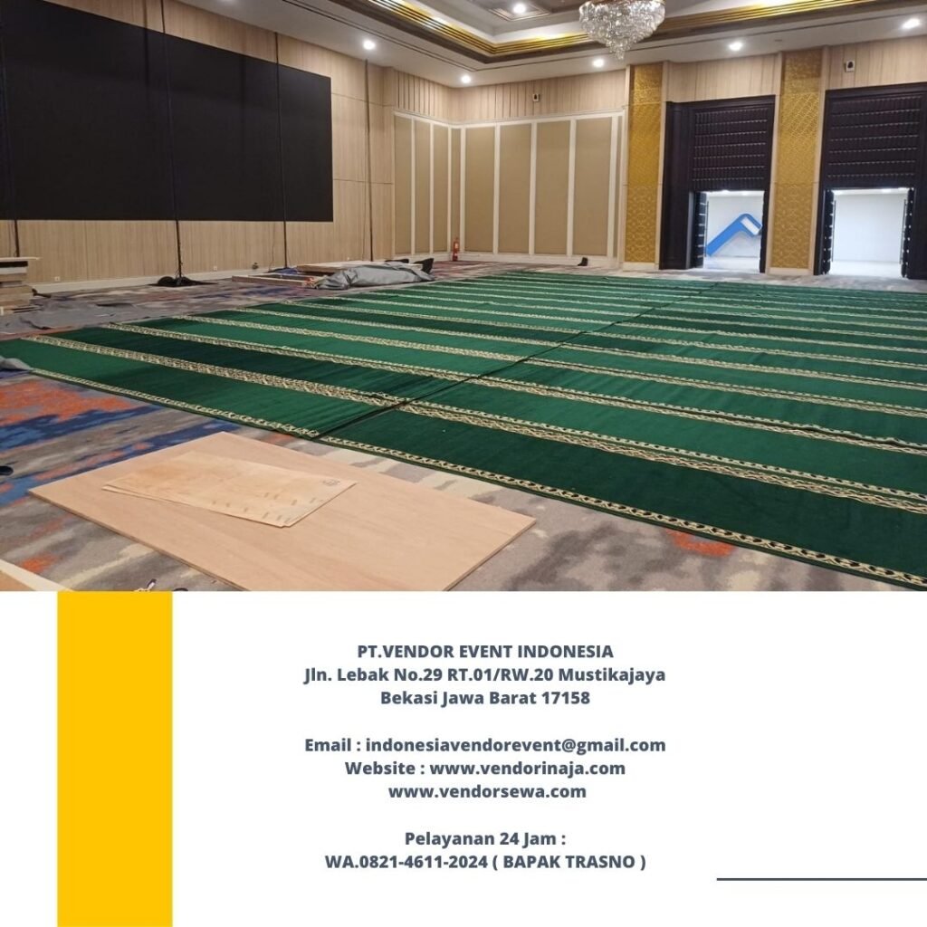 Sewa Karpet Sajadah Panjang Hijau Di jakarta Bekasi