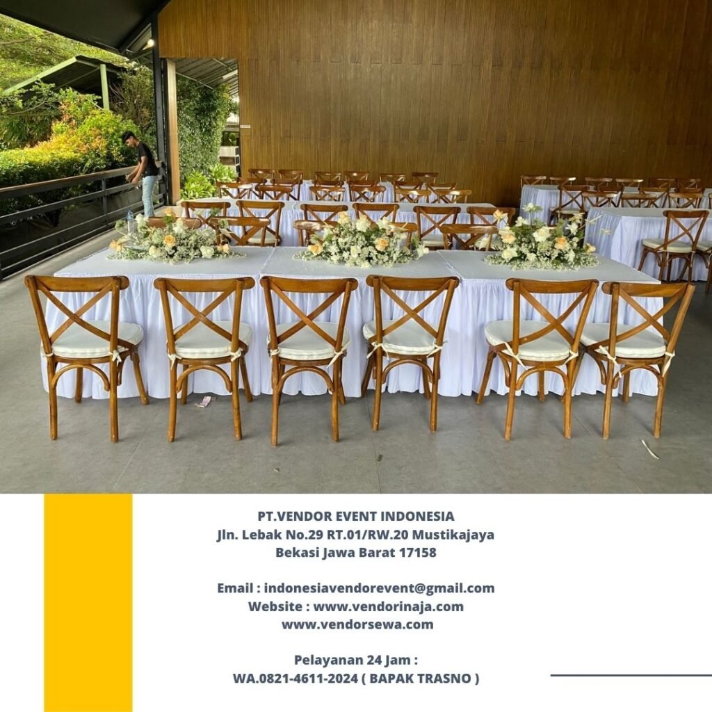 Sewa Kursi Cross Back Bandung Kualitas Terbaik