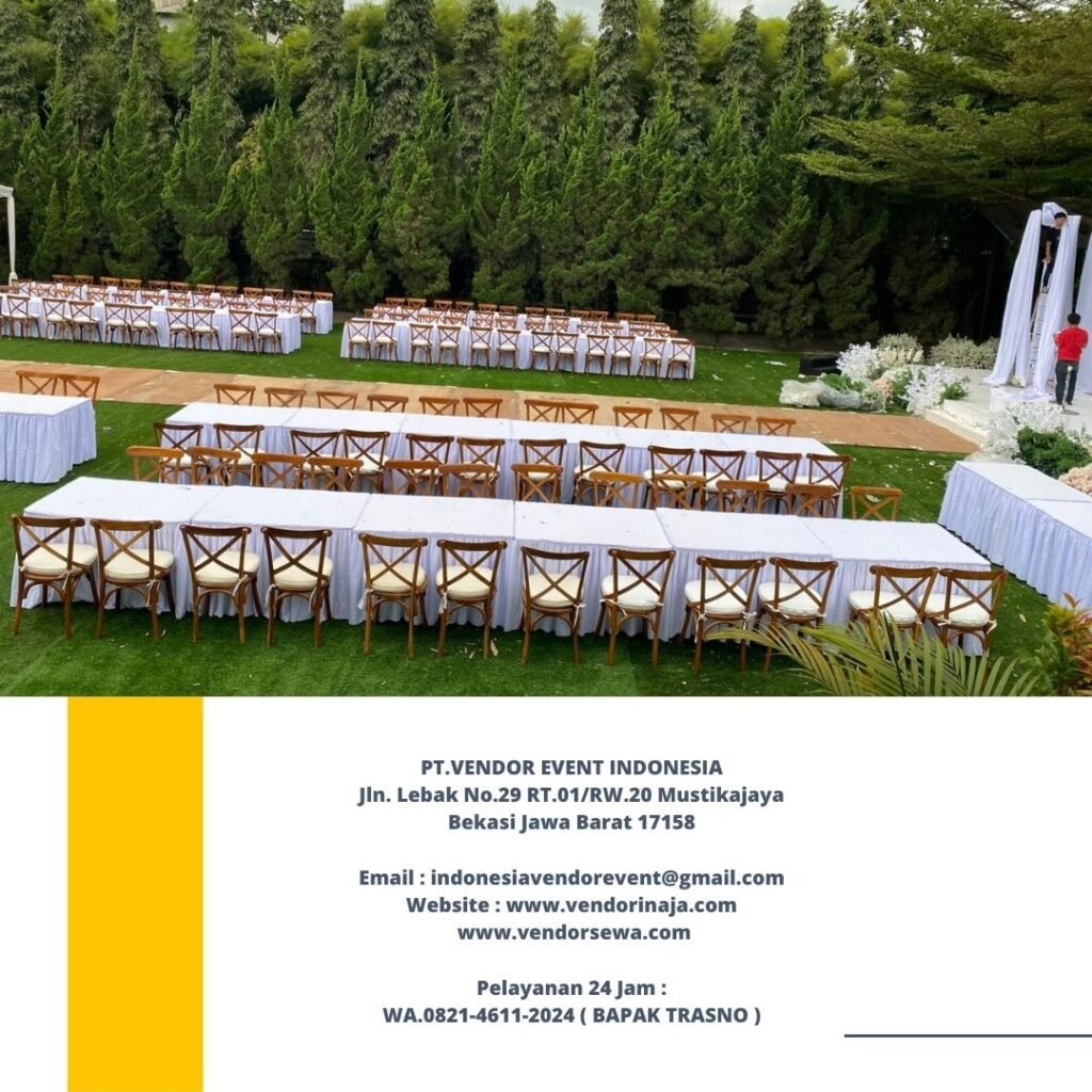 Sewa Kursi Cross Back Bandung Kualitas Terbaik