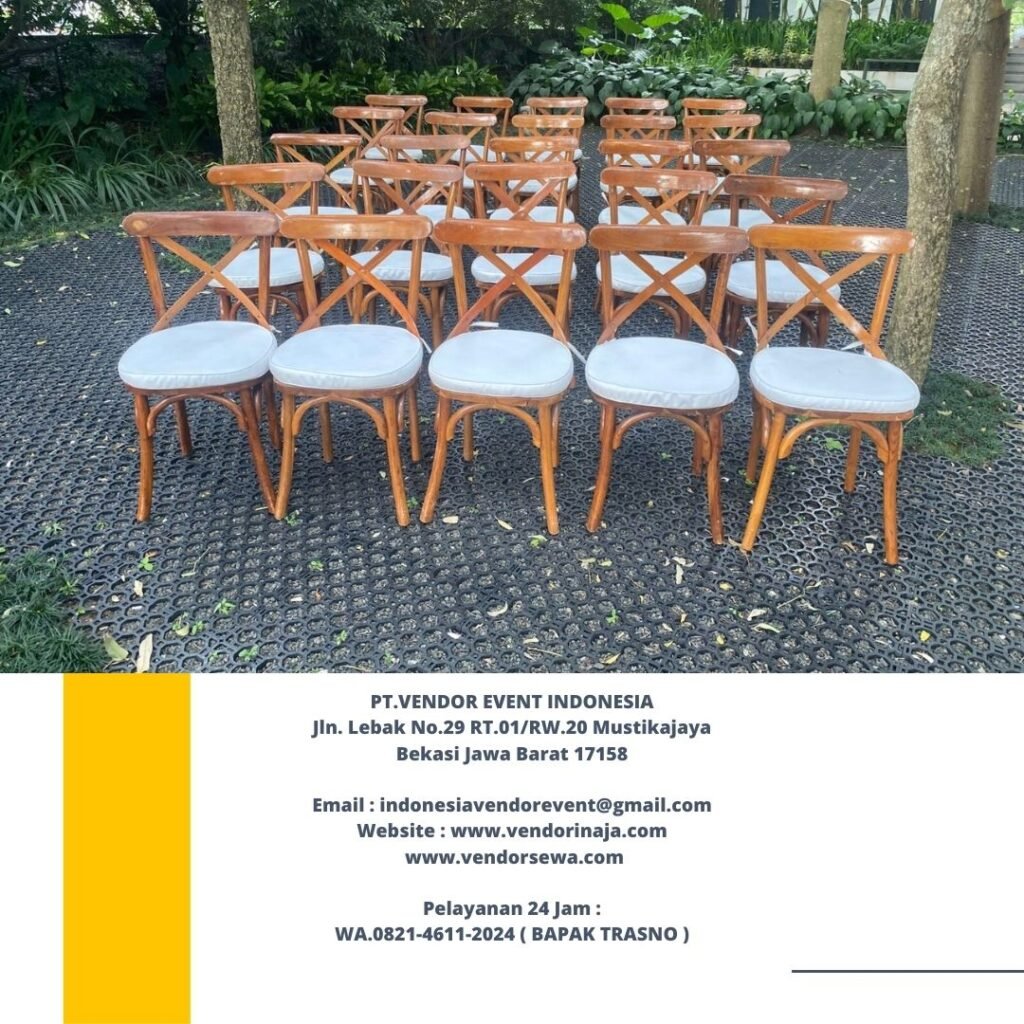 Sewa Kursi Cross Back Bandung Kualitas Terbaik