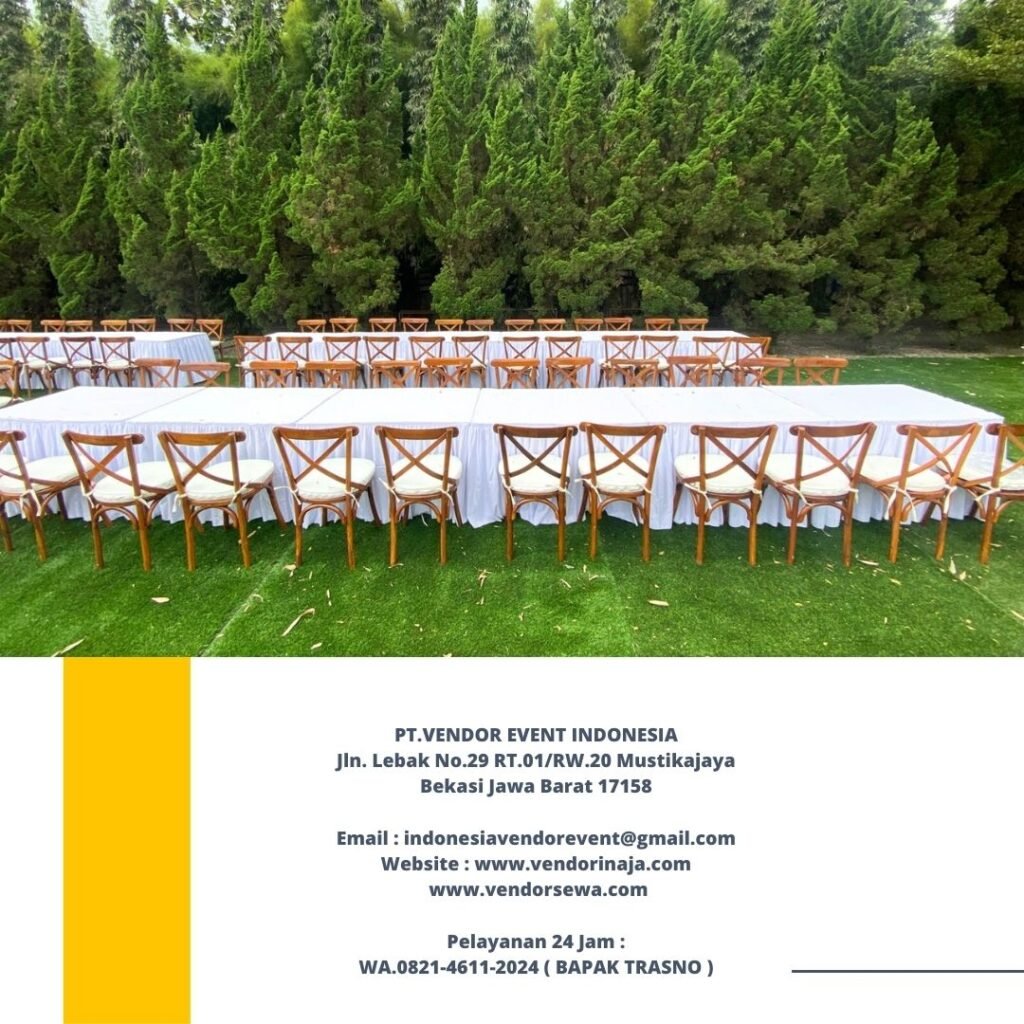 Sewa Kursi Cross Back Bandung Kualitas Terbaik