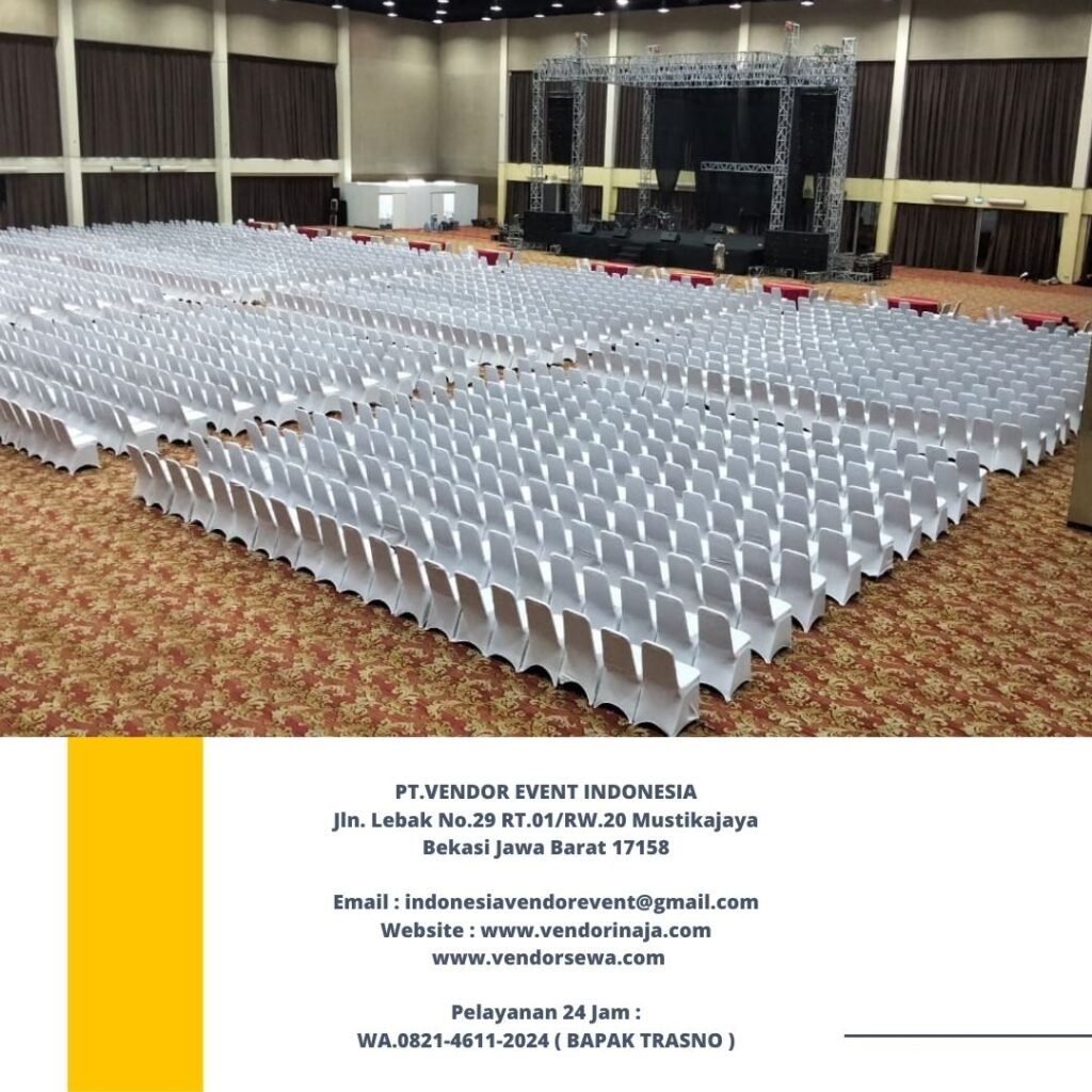 Sewa Kursi Futura Cover Putih Model Ketat Area Jakarta