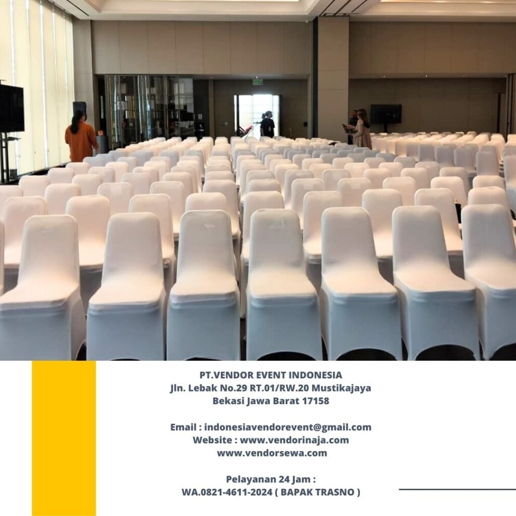 Sewa Kursi Futura Cover Putih Model Ketat Area Jakarta