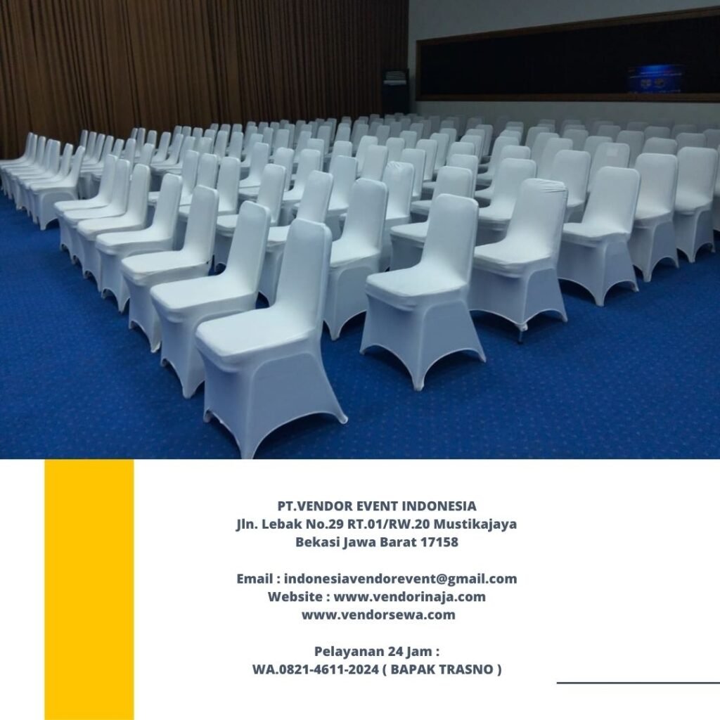 Sewa Kursi Futura Cover Putih Model Strict Jakarta