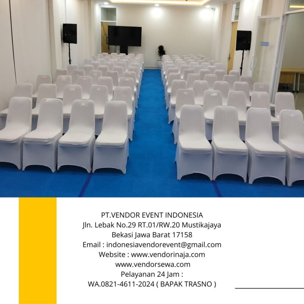 Sewa Kursi Futura Cover Putih Model Strict Jakarta