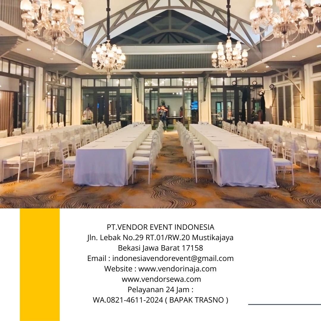 Sewa Kursi Tiffany Putih,Meja Kotak Cover Putih Area Jakarta