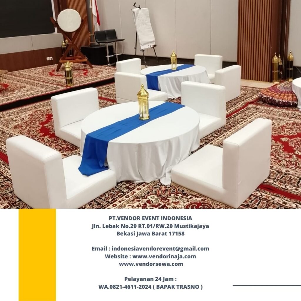 Sewa Sofa Lesehan Kotak Dan Meja Bundar Lesehan Jakarta Bekasi