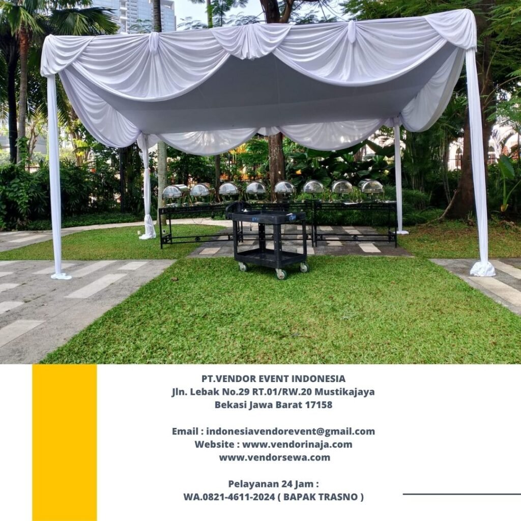 Sewa Tenda Plafon Poni Putih Jakarta