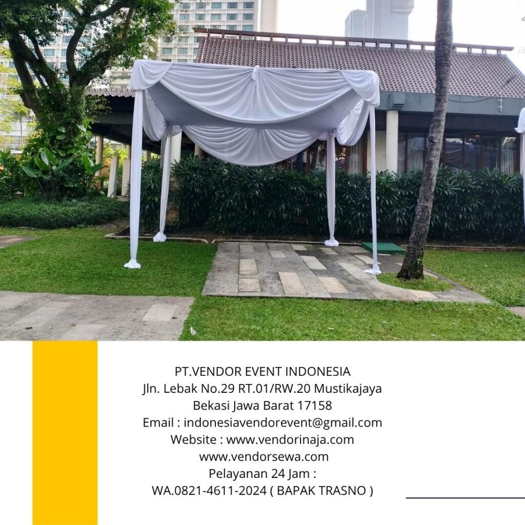 Sewa Tenda Plafon Poni Putih Jakarta