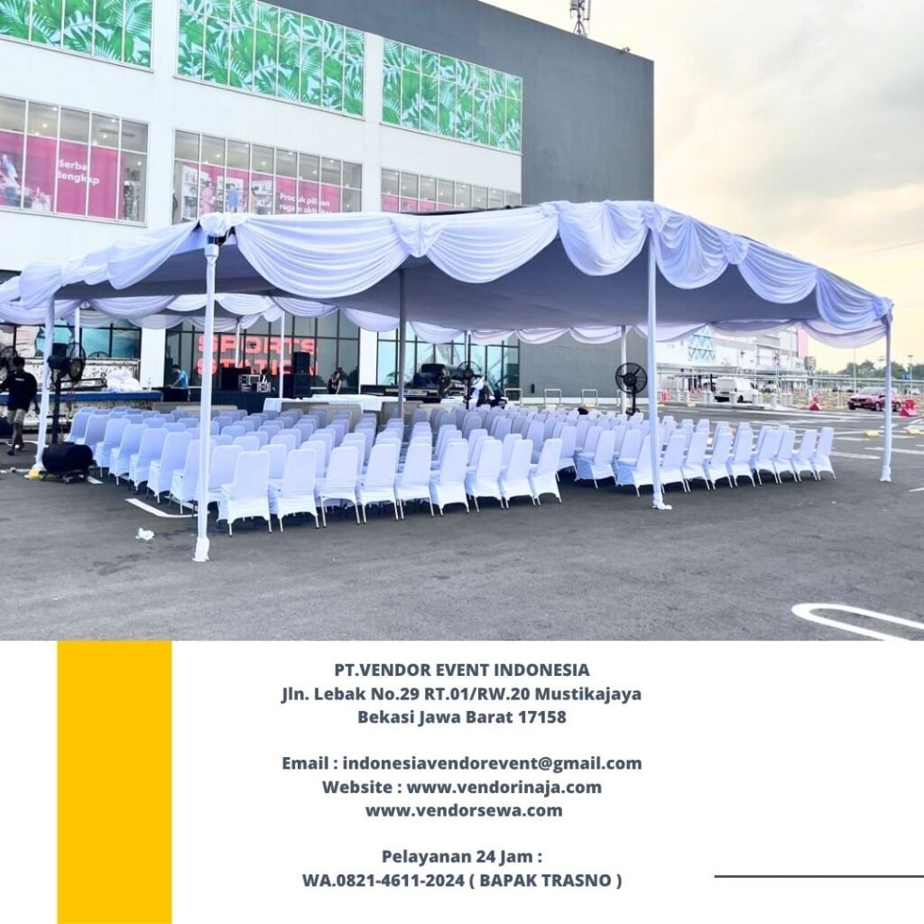 Sewa Tenda Plafon Poni Putih Jakarta