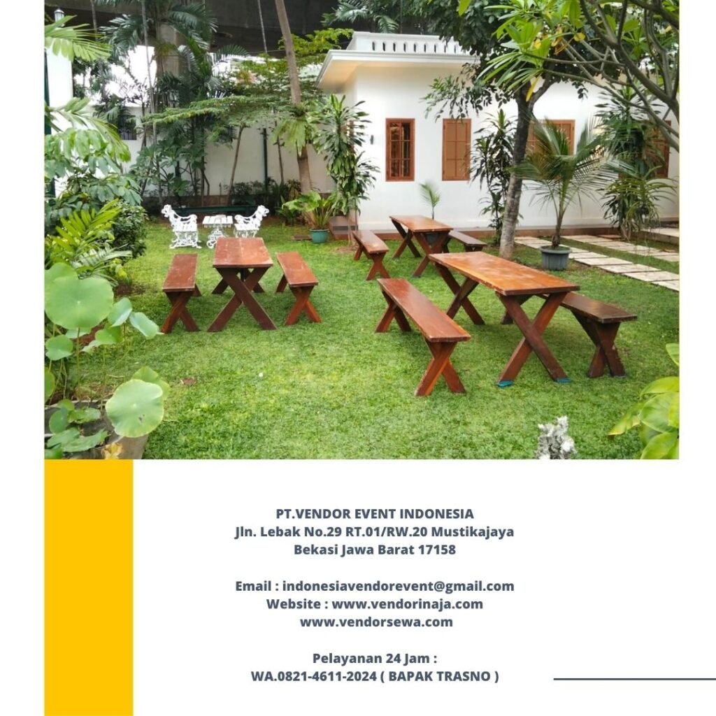 Sewa bangku Taman Kaki silang Area Bogor