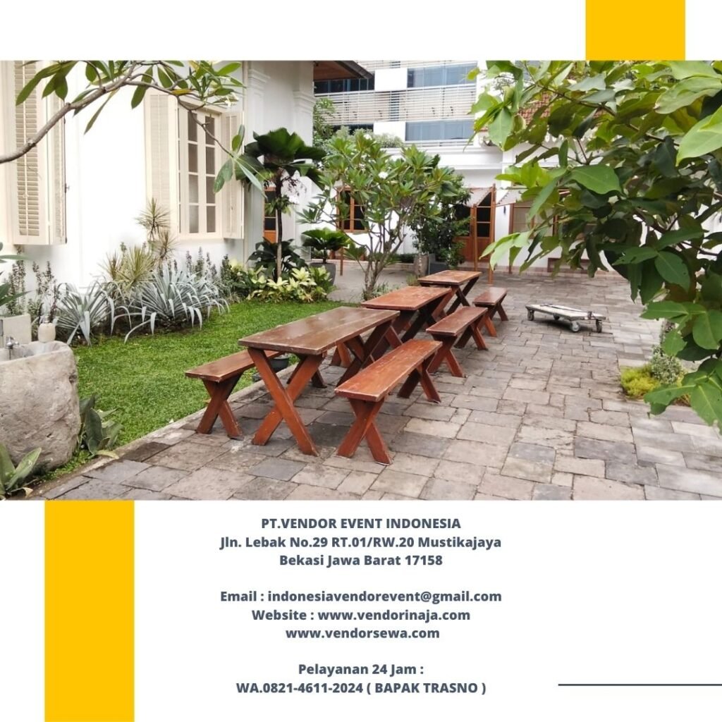 Sewa bangku Taman Kaki silang Area Bogor