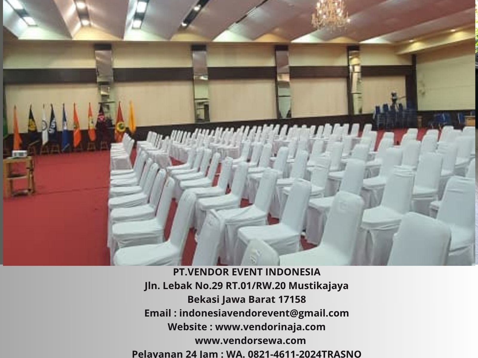 Sewa Kursi Futura Cover Rumbai Putih Jakarta