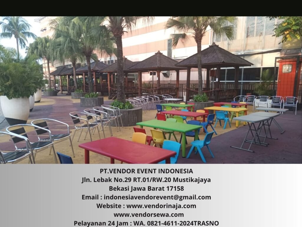 Sewa Meja Kursi Anak Event Pondok Indah Mall