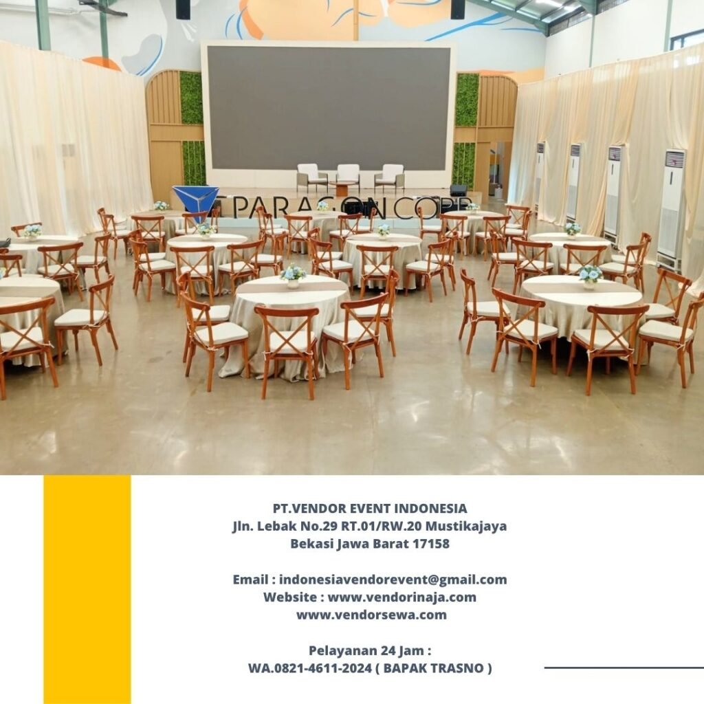 Rental Cross Back Chairs atau Kursi Silang Belakang Jakarta