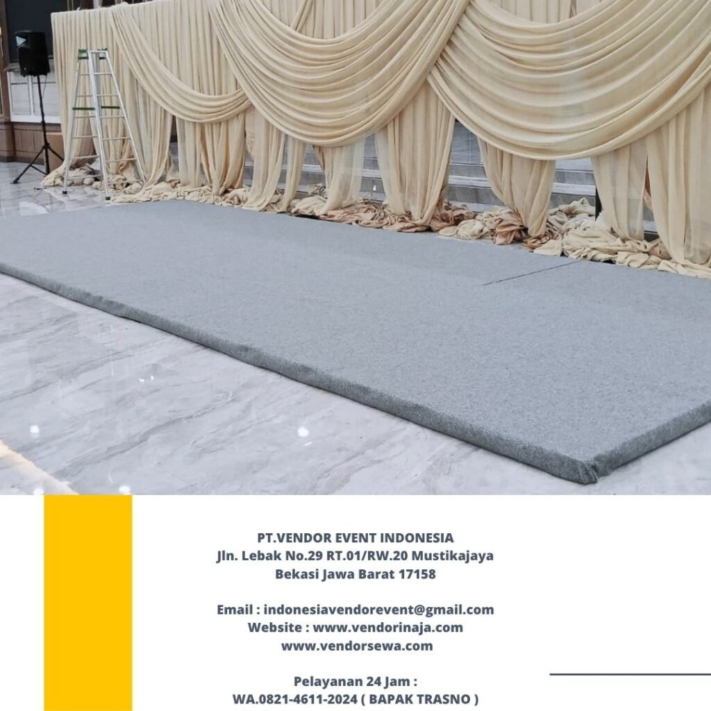 Rental Flooring Karpet Abu-abu Jaksel