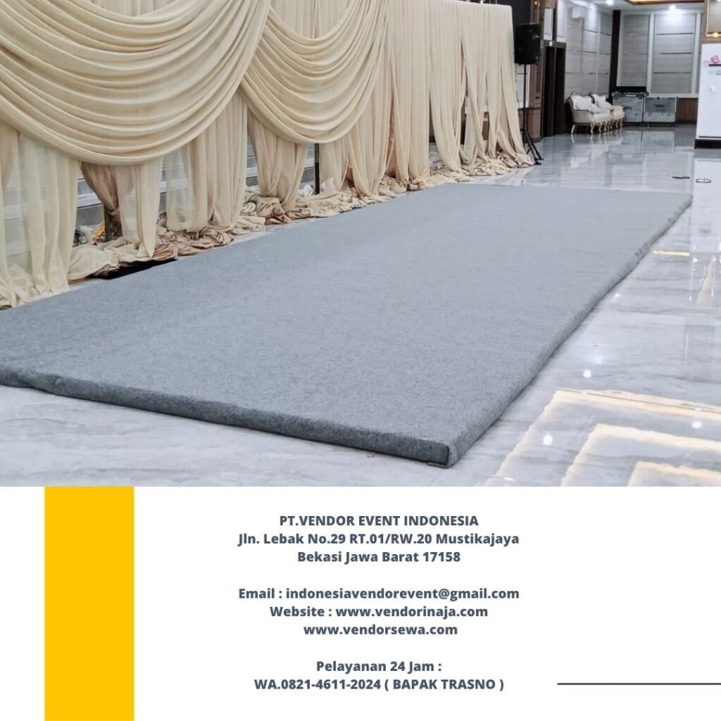 Rental Flooring Karpet Abu-abu Jaksel