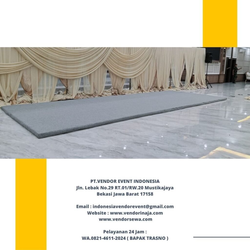 Rental Flooring Karpet Abu-abu Jaksel