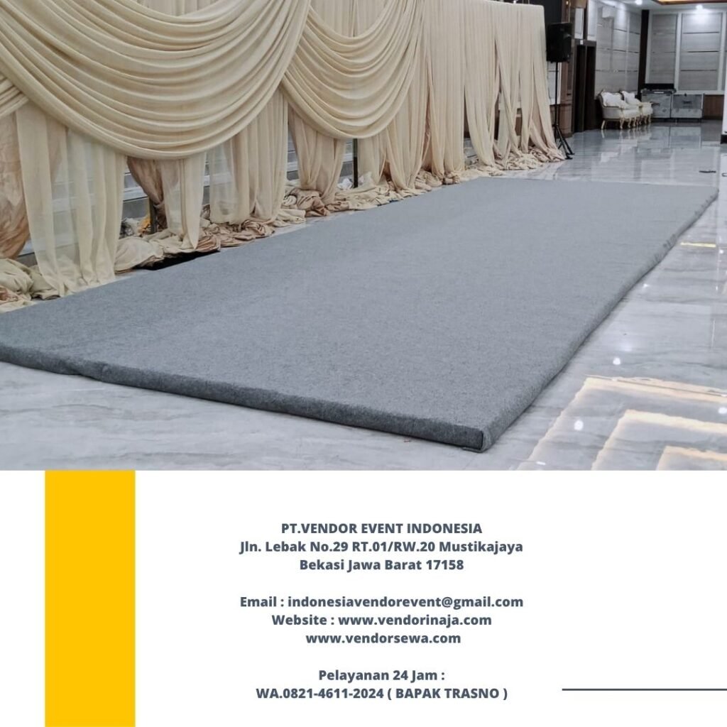 Rental Flooring Karpet Abu-abu Jaksel