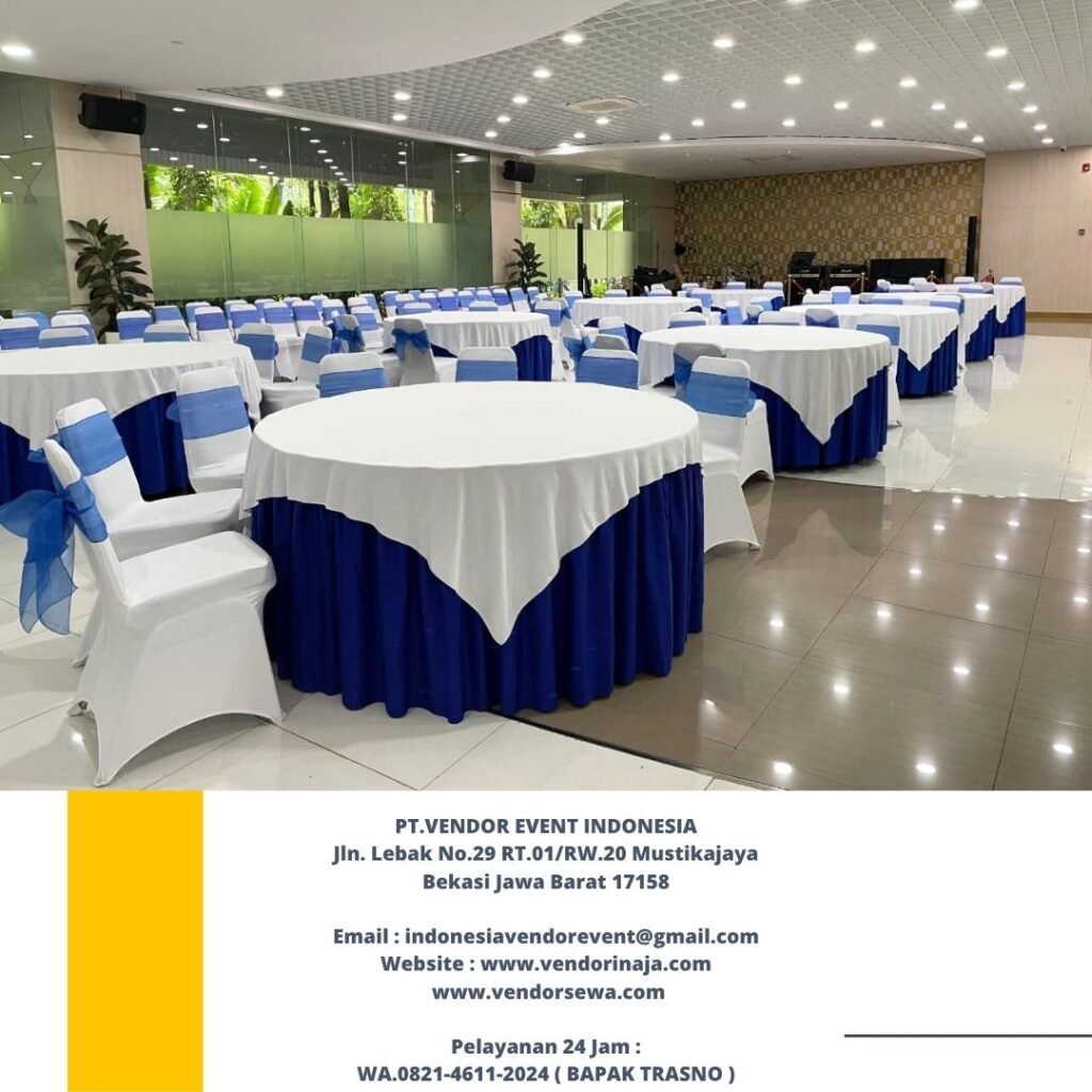 Rental Kursi Dan Round Table Full Cover Area Jakarta