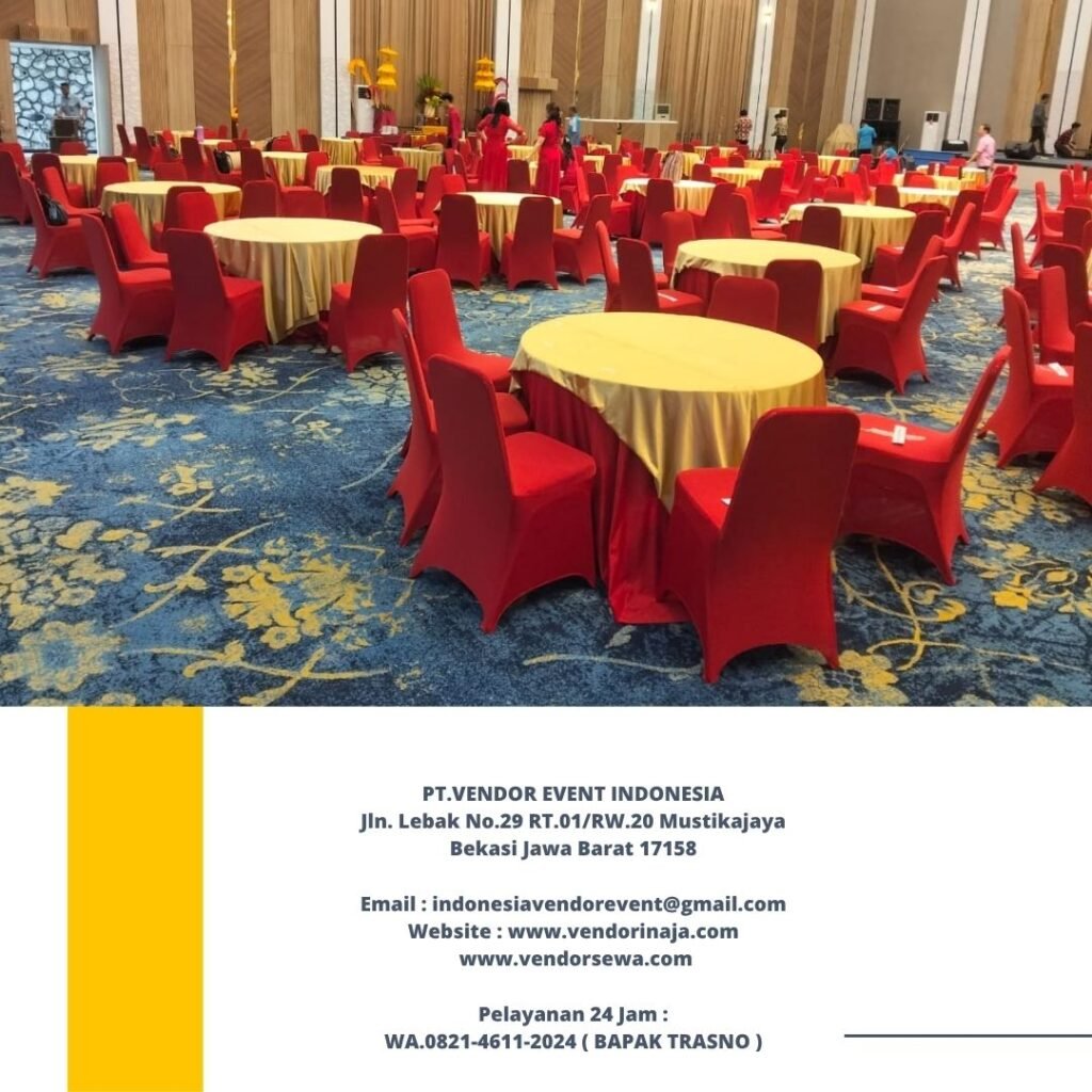 Rental Kursi Dan Round Table Full Cover Area Jakarta