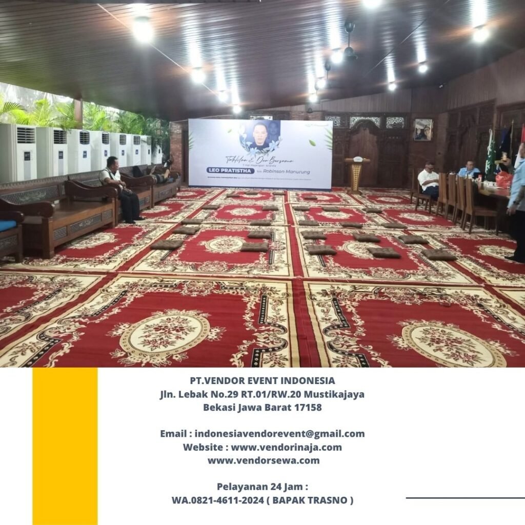 Sewa Karpet Permadani Merah Event Perumahan Cilandak Jaksel