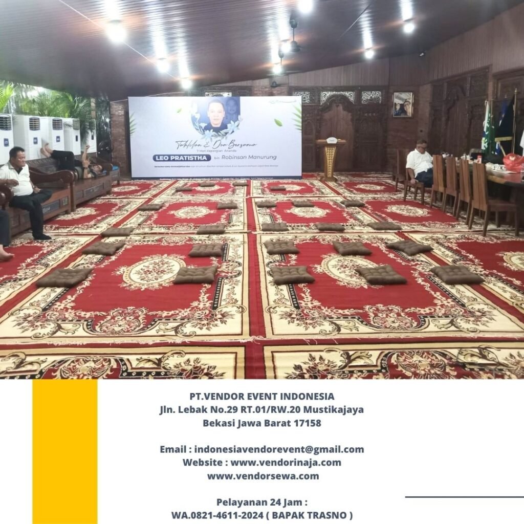 Sewa Karpet Permadani Merah Event Perumahan Cilandak Jaksel
