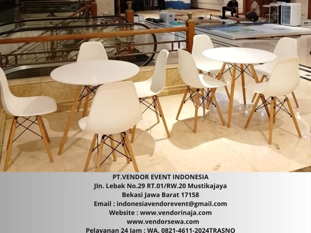 Sewa Kursi Scrambel Set Meja Dirmy D180cm Jakarta