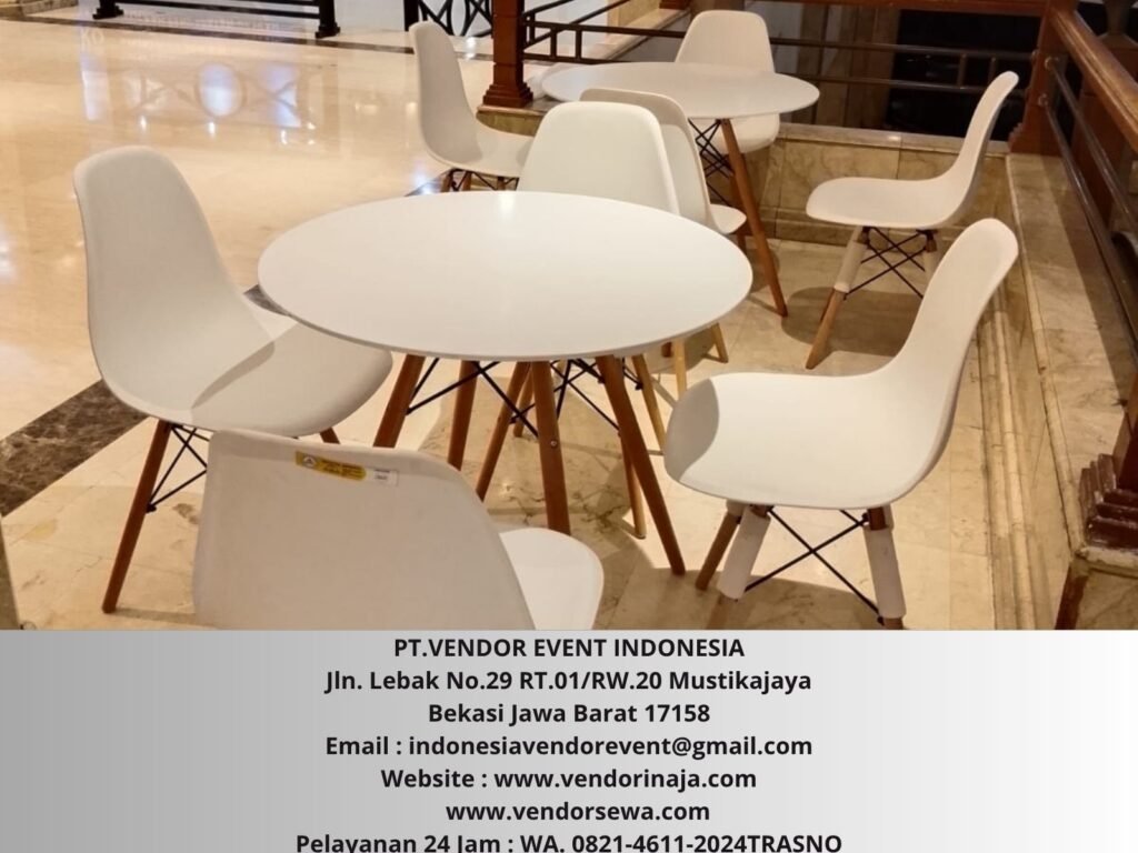 Sewa Kursi Scrambel Set Meja Dirmy D180cm Jakarta