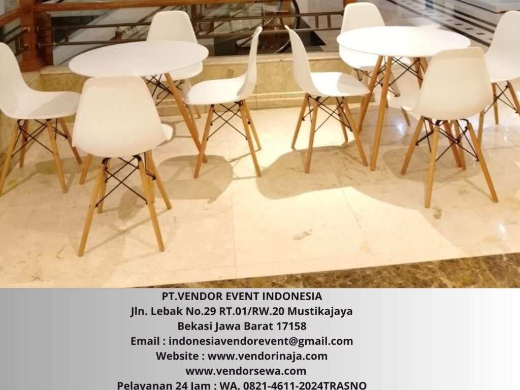 Sewa Kursi Scrambel Set Meja Dirmy D180cm Jakarta