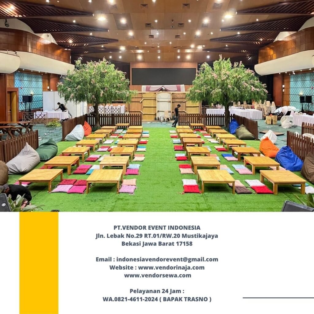 Sewa Meja Lesehan Dan Bantal Lesehan Di Jakarta