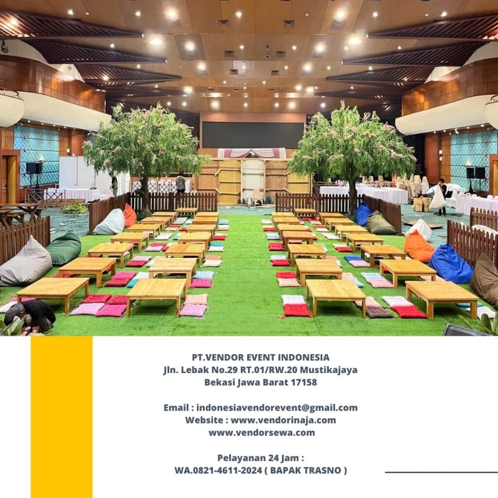 Sewa Meja Lesehan Dan Bantal Lesehan Di Jakarta