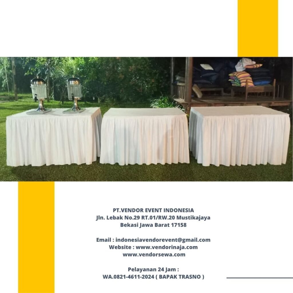 Sewa Meja Prasmanan Atau Meja Buffet Area Jakarta