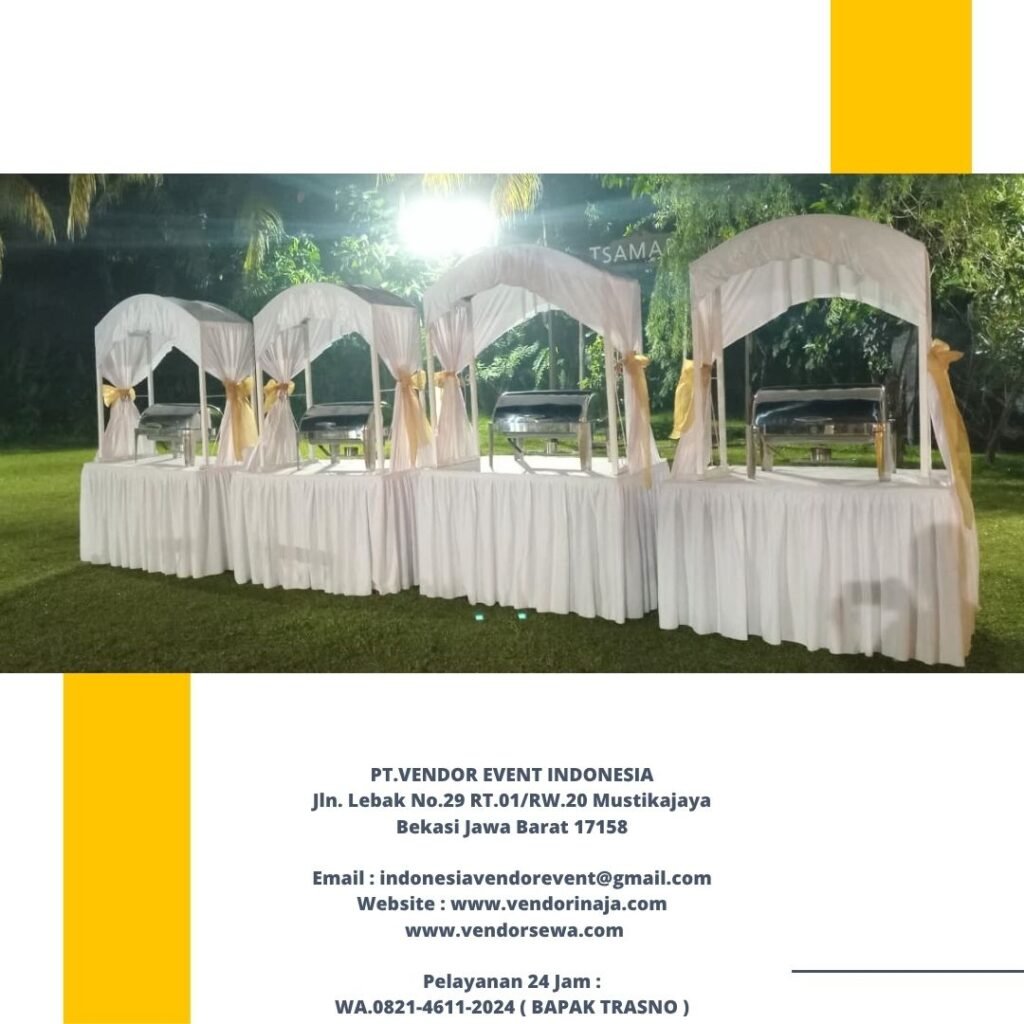 Sewa Meja Prasmanan Atau Meja Buffet Area Jakarta