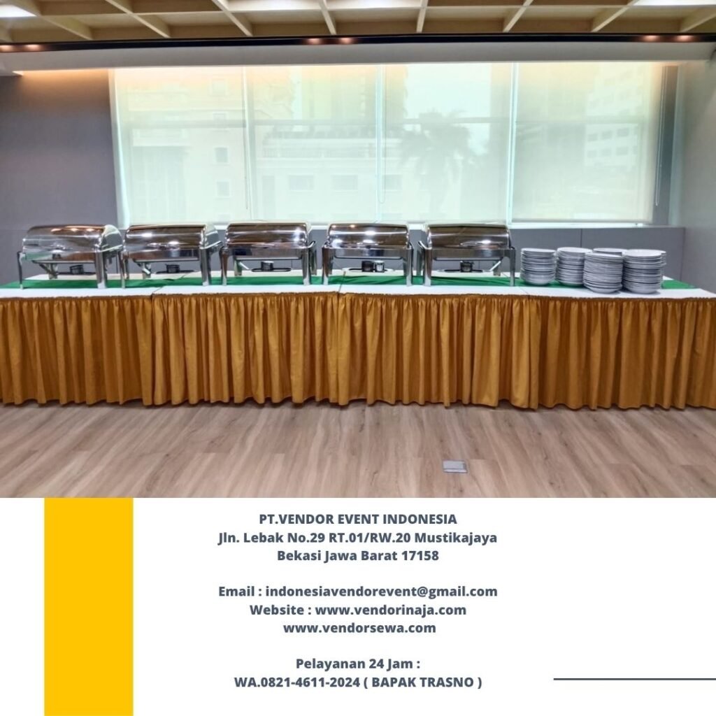Sewa Meja Prasmanan Atau Meja Buffet Area Jakarta