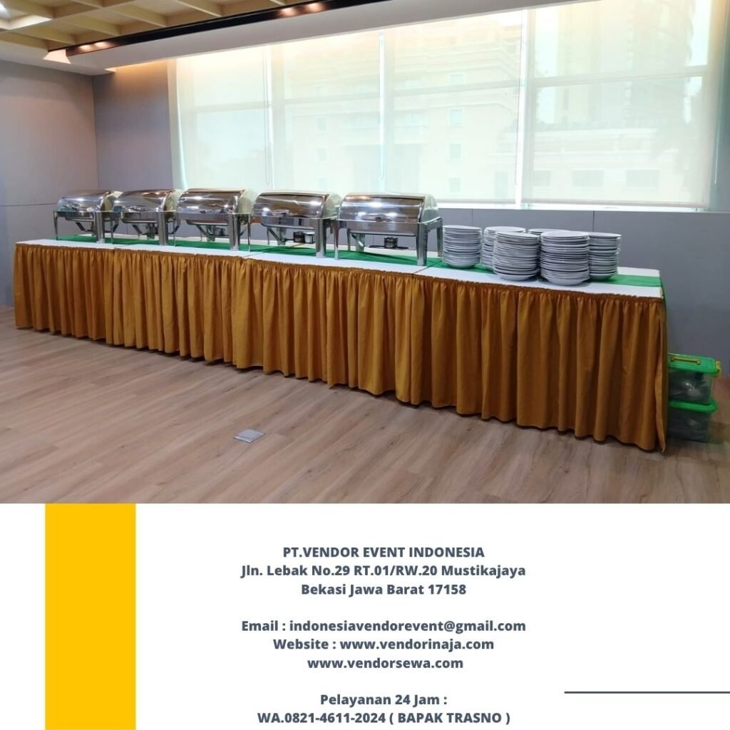 Sewa Meja Prasmanan Atau Meja Buffet Area Jakarta