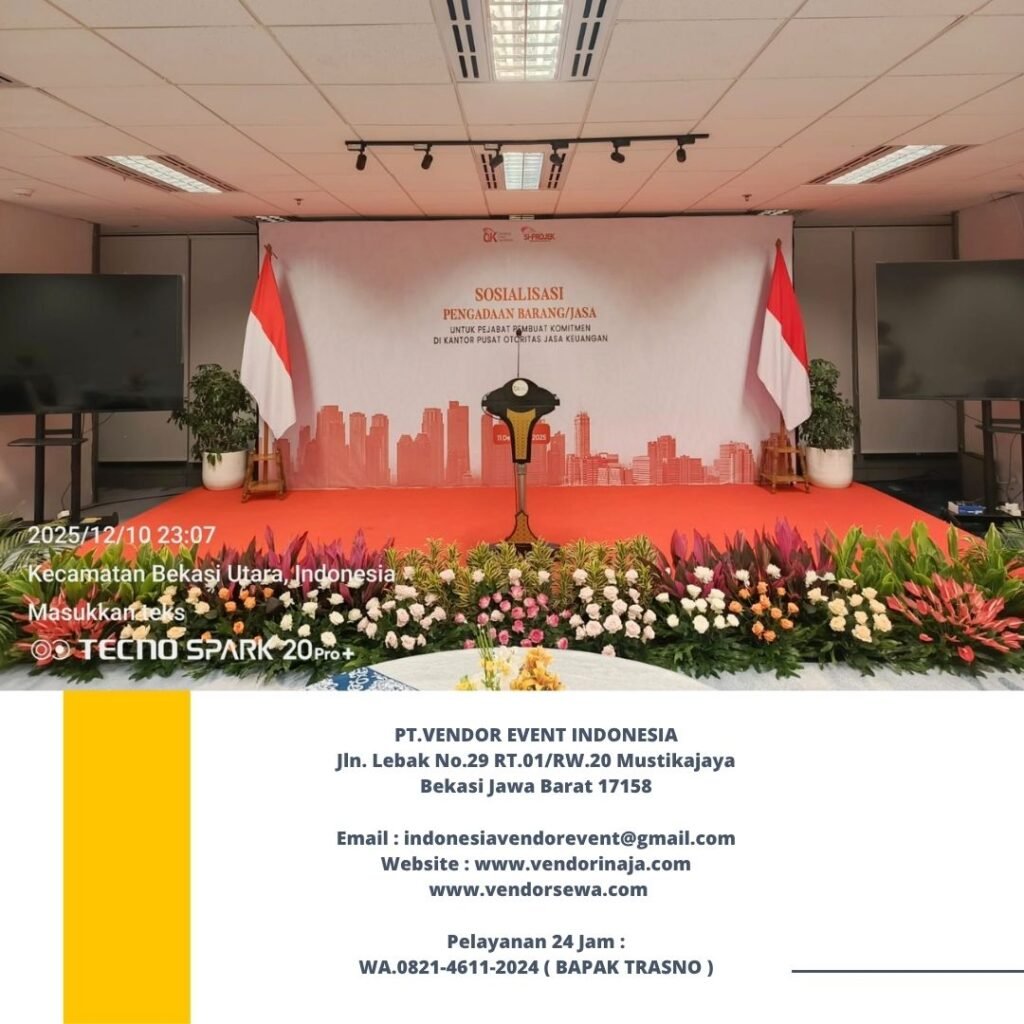 Sewa Panggung, Karpet, Backdrop Dan Mini Garden Area Depok