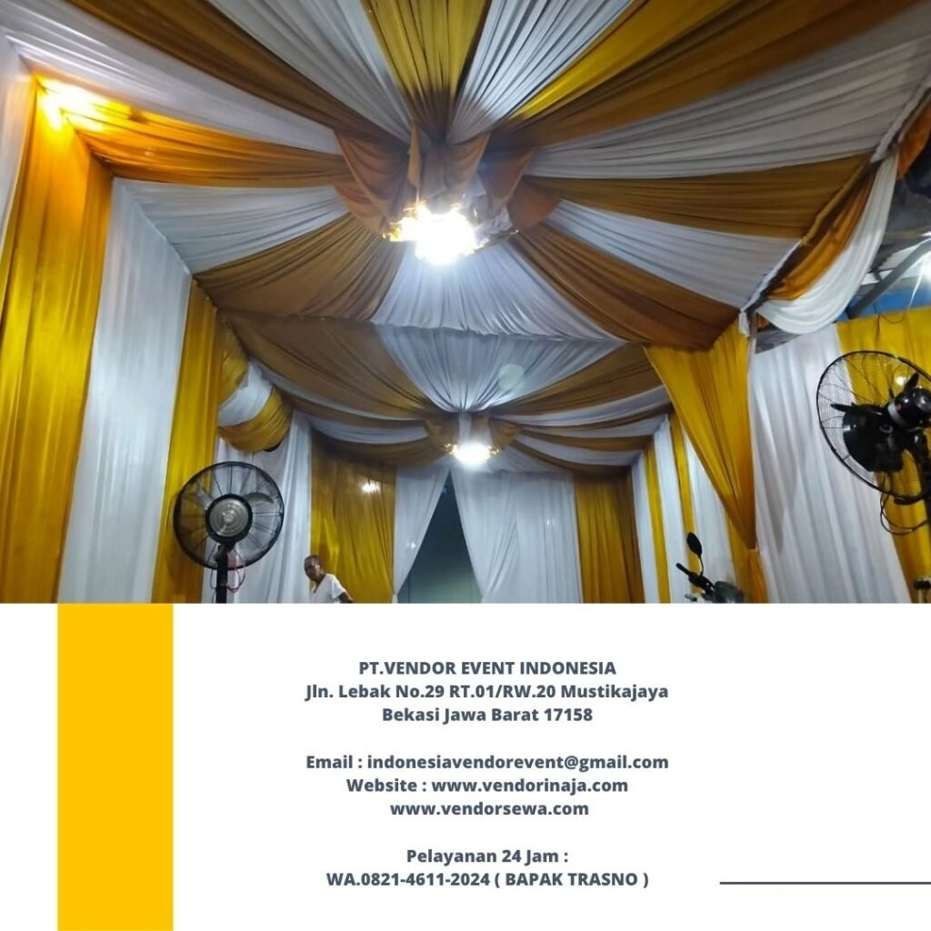 Sewa Tenda Dekorasi Balon Warna Putih Dan Gold Di Bekasi