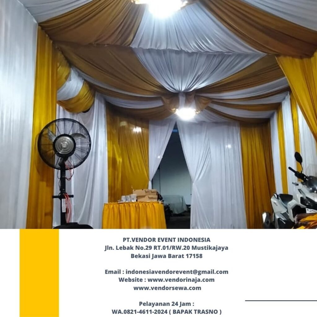 Sewa Tenda Dekorasi Balon Warna Putih Dan Gold Di Bekasi